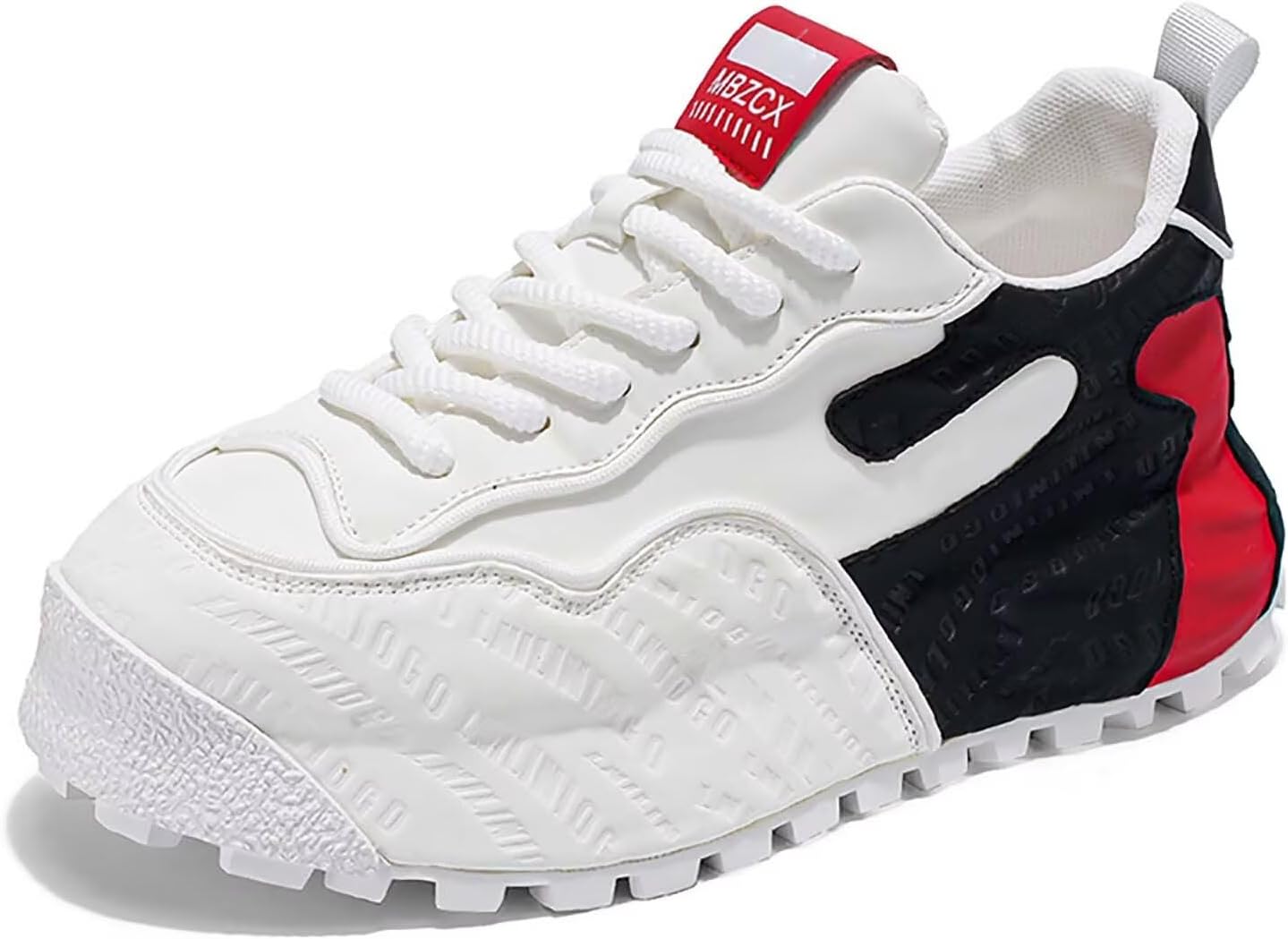 

Мужские модные кроссовки TERBOFIN для повседневной носки и прогулок, белый/красный