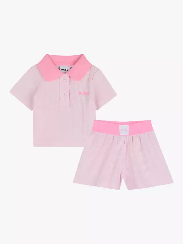 Детский комплект поло (рубашка и шорты), Festival Bloom HUGO BOSS