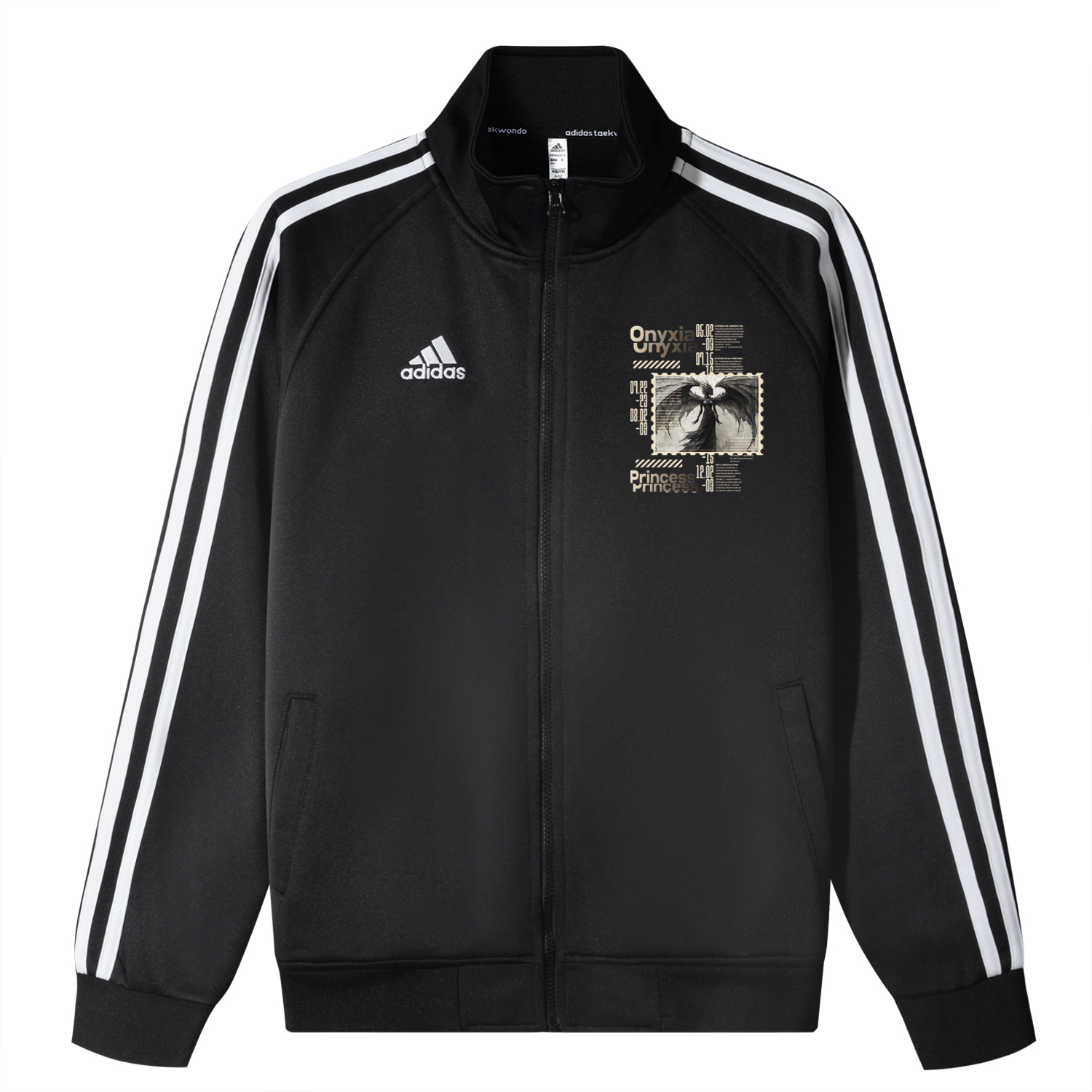 

Adidas Унисекс куртка 3-Stripes черная, Black