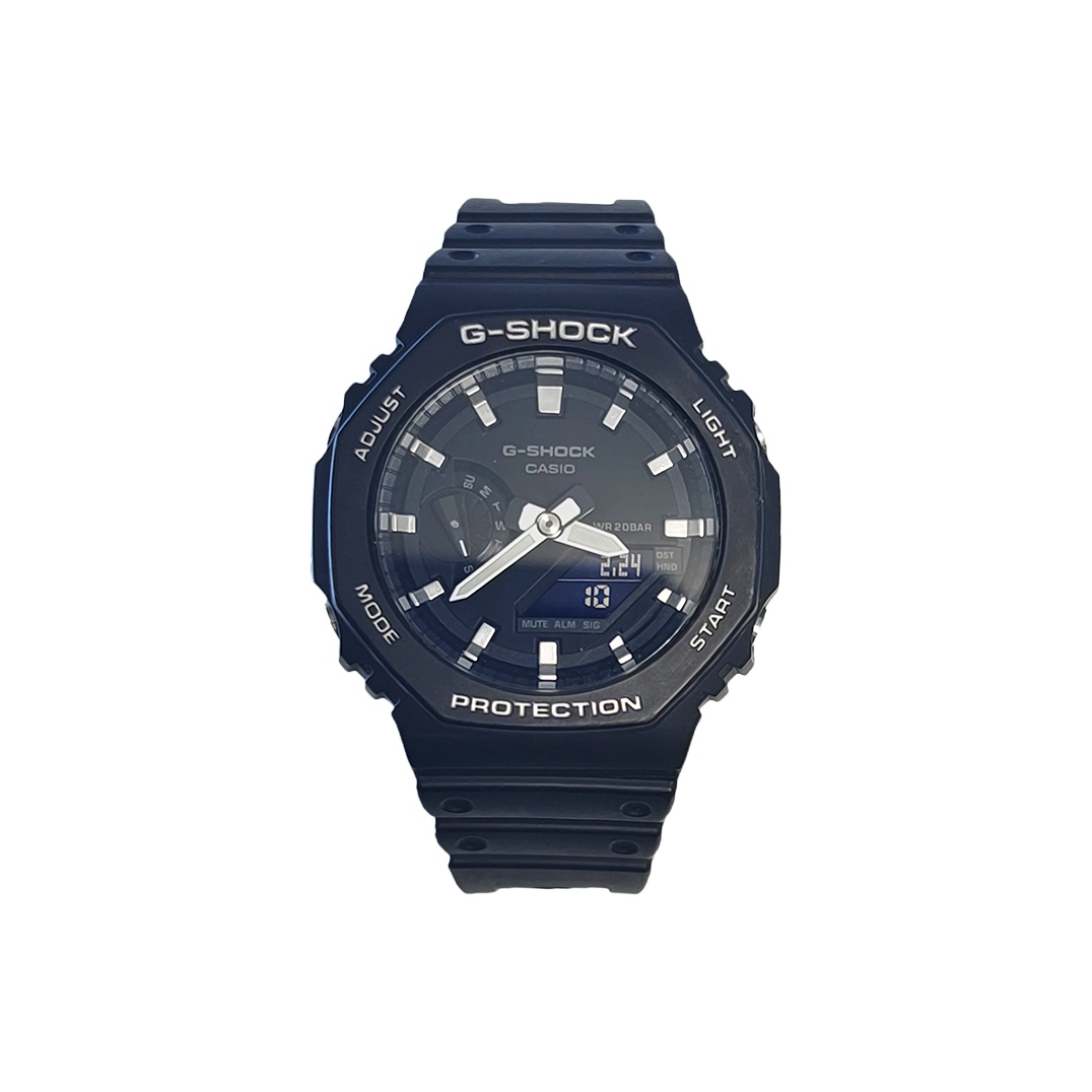 

CASIO Часы Men Liquid Crystal/Analog Dual Display Series Black Watch, Silver White Black Warrior