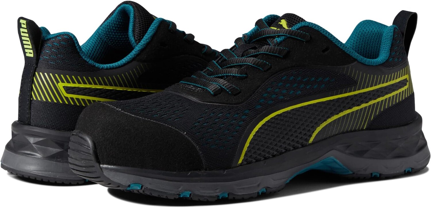 

Кроссовки PUMA Safety Fuse Knit Low, цвет Black/Lime