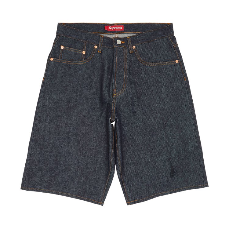 

Шорты Supreme Rigid Baggy Selvedge Denim Short, синий