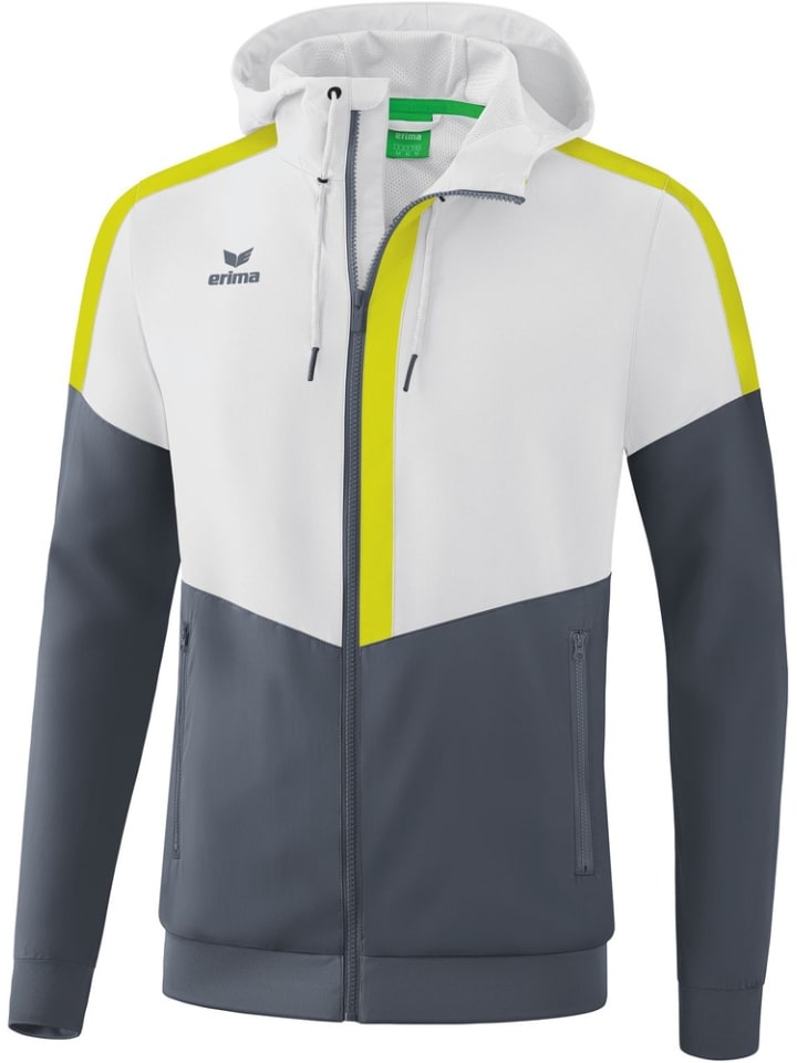 

Спортивная куртка Squad Tracktop Jacke Mit Kapuze erima, белый