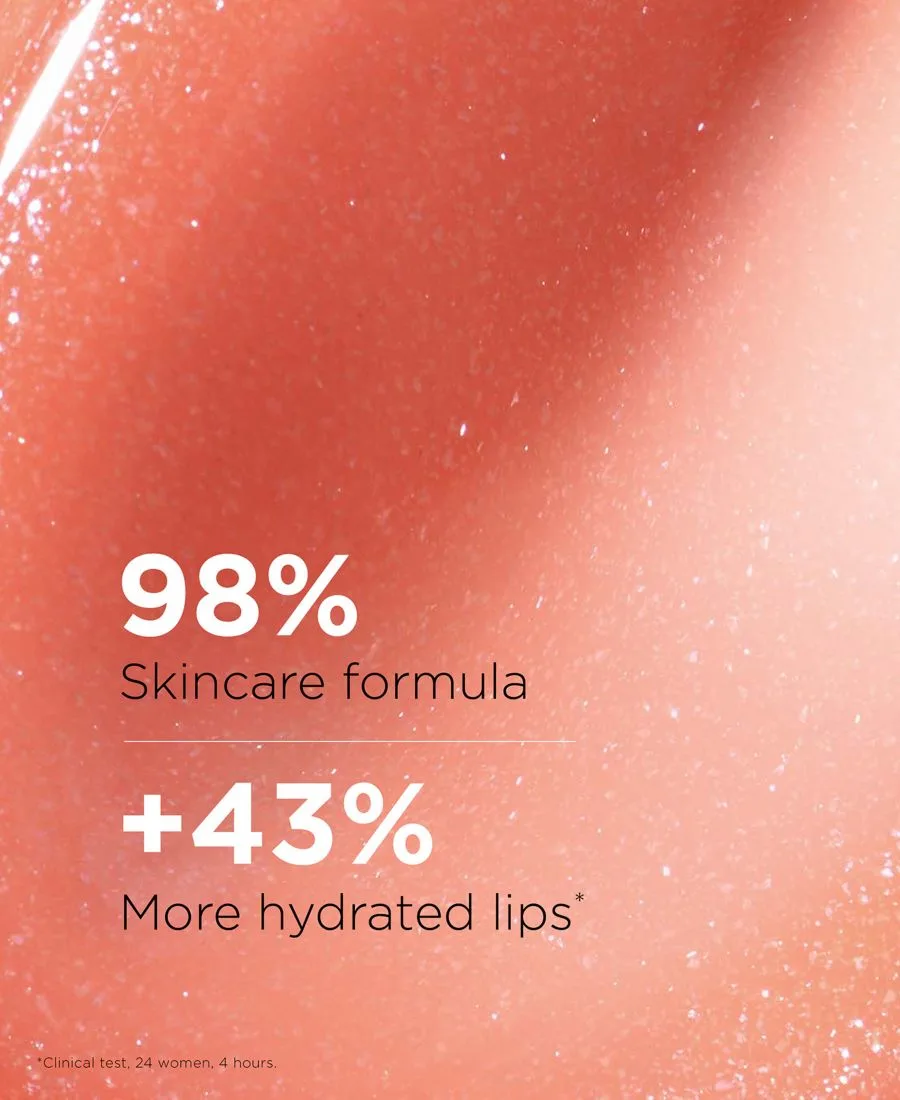 Лимитированная серия масла для губ Lip Comfort Oil из коллекции Canyon Kiss Clarins, 27 Fleeting Dew (Shimmery Peachy Nude) — фото 3