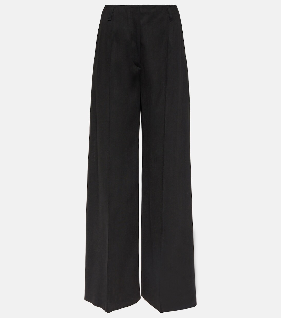 

Широкие брюки из смесовой шерсти Acne Studios, черный