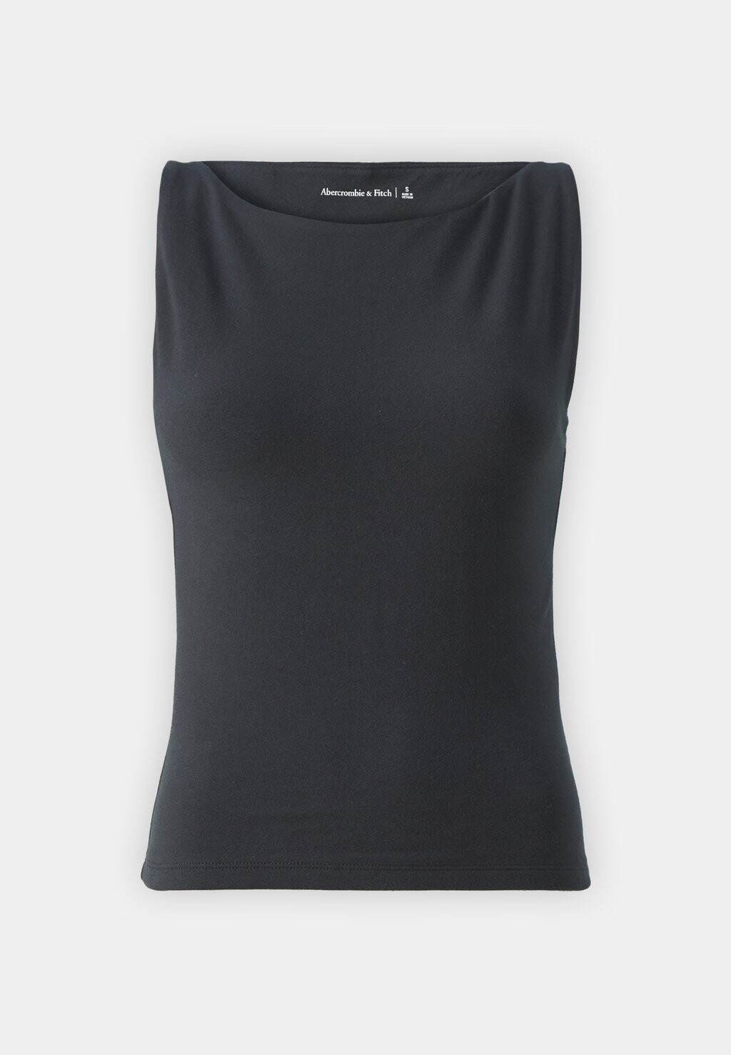 

Топ BARE SEAMLESS BOATNECK Abercrombie & Fitch, черный