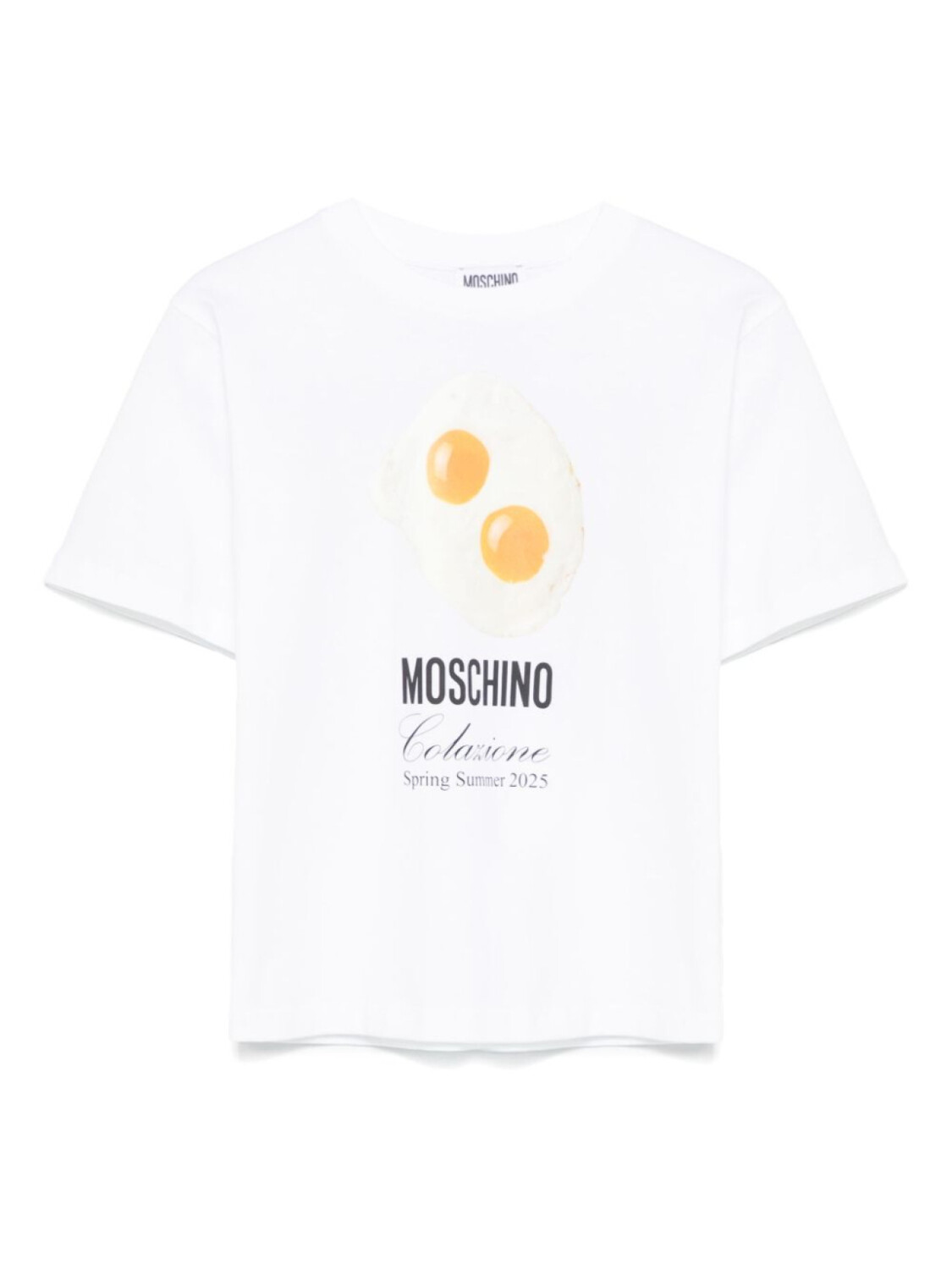 

Moschino Kids футболка с принтом, белый
