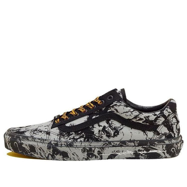 

Кроссовки huatunan x old skool low-top sneakers black/white Vans, черный