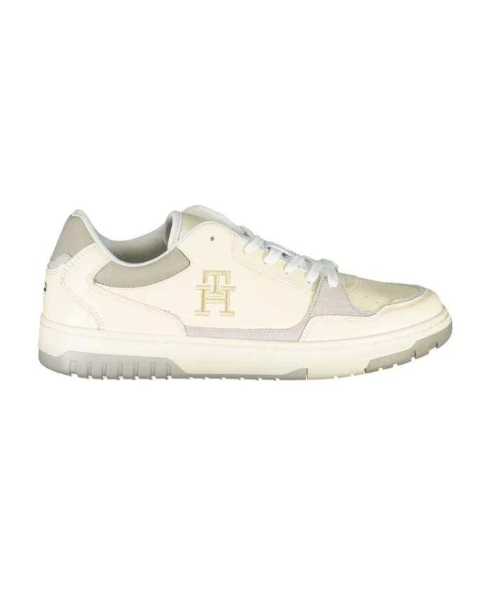

Бежевые спортивные кроссовки с уникальной вышивкой Tommy Hilfiger, бежевый