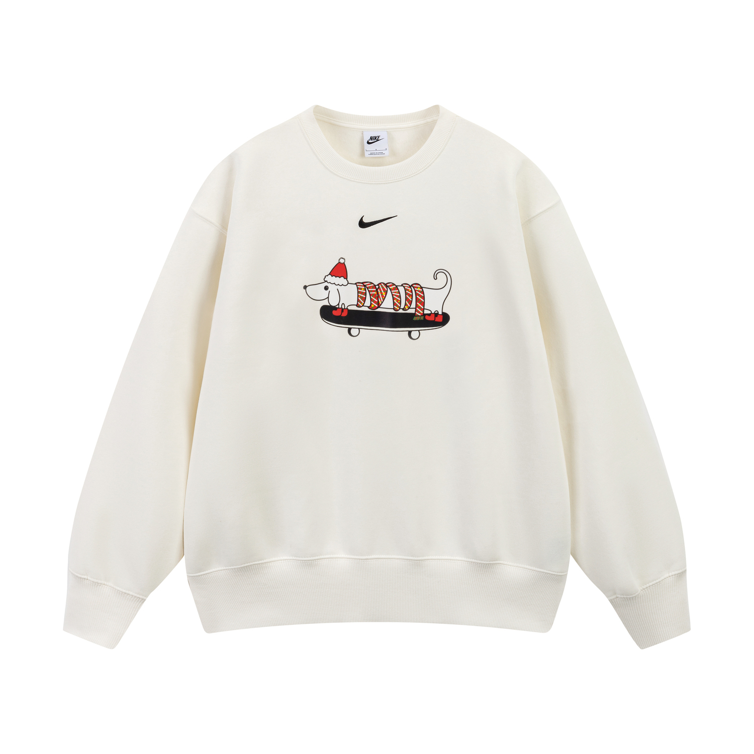 

Nike Толстовка унисекс, цвет слоновой кости, круглый вырез, средний размер, стандартный размер, Бежевый, Nike Толстовка унисекс, цвет слоновой кости, круглый вырез, средний размер, стандартный размер