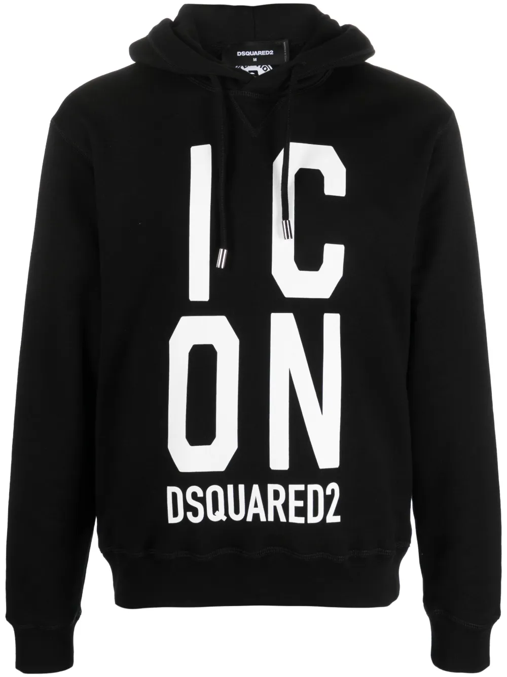 

Худи с принтом Icon DSQUARED2, черный