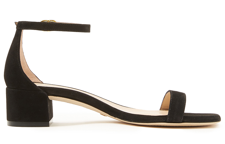 SW One Strap Sandals Women's Black Stuart Weitzman — фото 2
