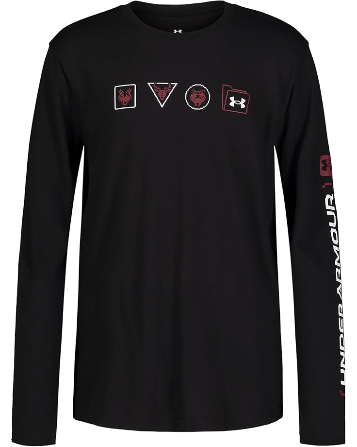 

Лонгслив Under Armour Kids Linux Multi Long Sleeve Tee, черный