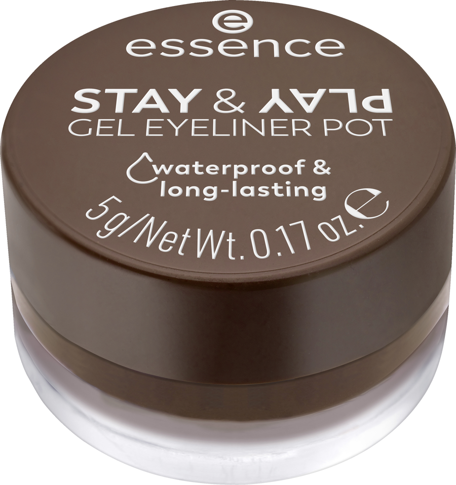 

Подводка для глаз essence STAY & PLAY GEL EYELINER POT 02 Brown