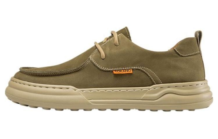 

Кроссовки мужские Lifestyle Shoes Men Low-Top Khaki Green Aokang, Зеленый, Кроссовки мужские Lifestyle Shoes Men Low-Top Khaki Green Aokang