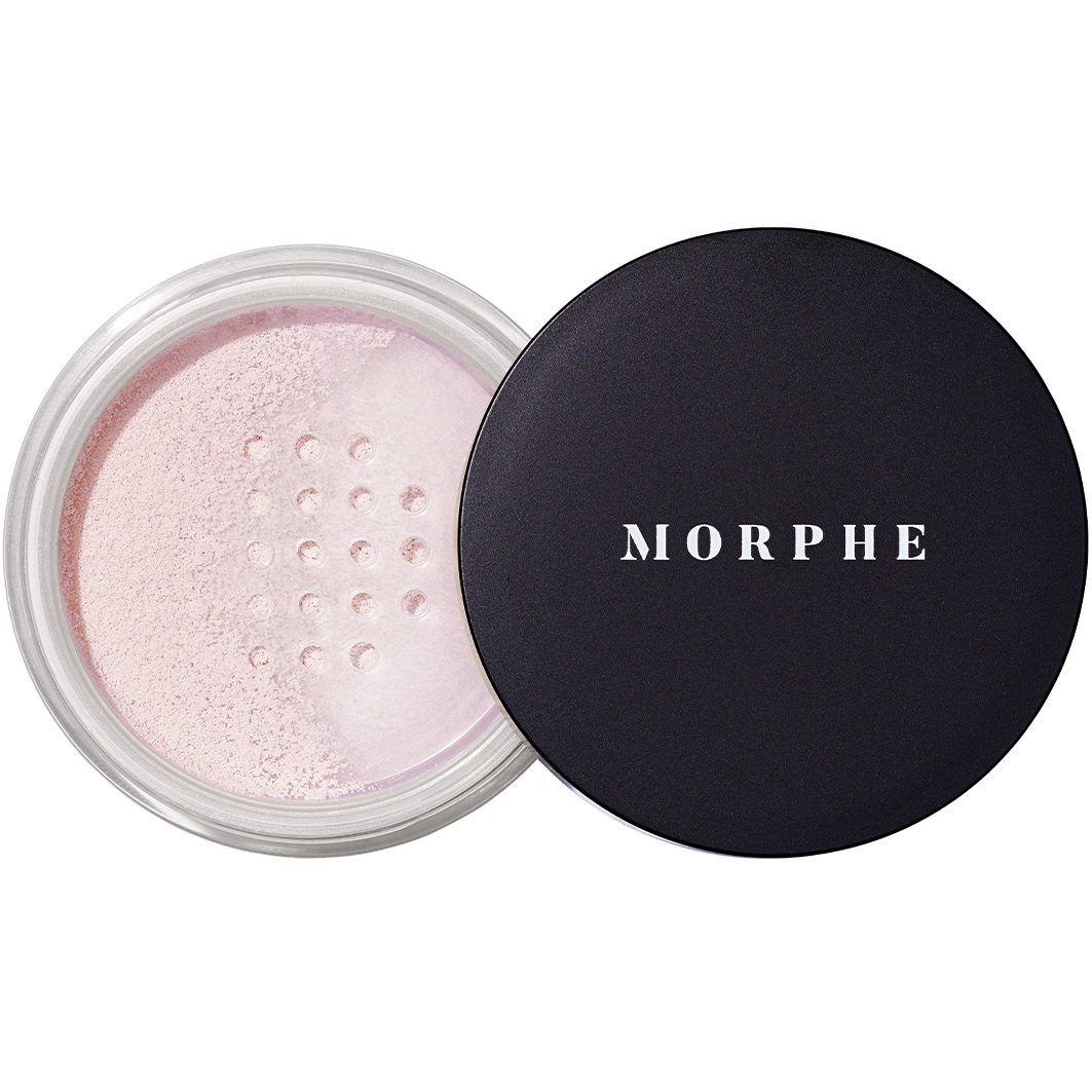 

Рассыпчатая фиксирующая пудра bake and set powder Morphe, цвет brightening pink, вес 9 гр.