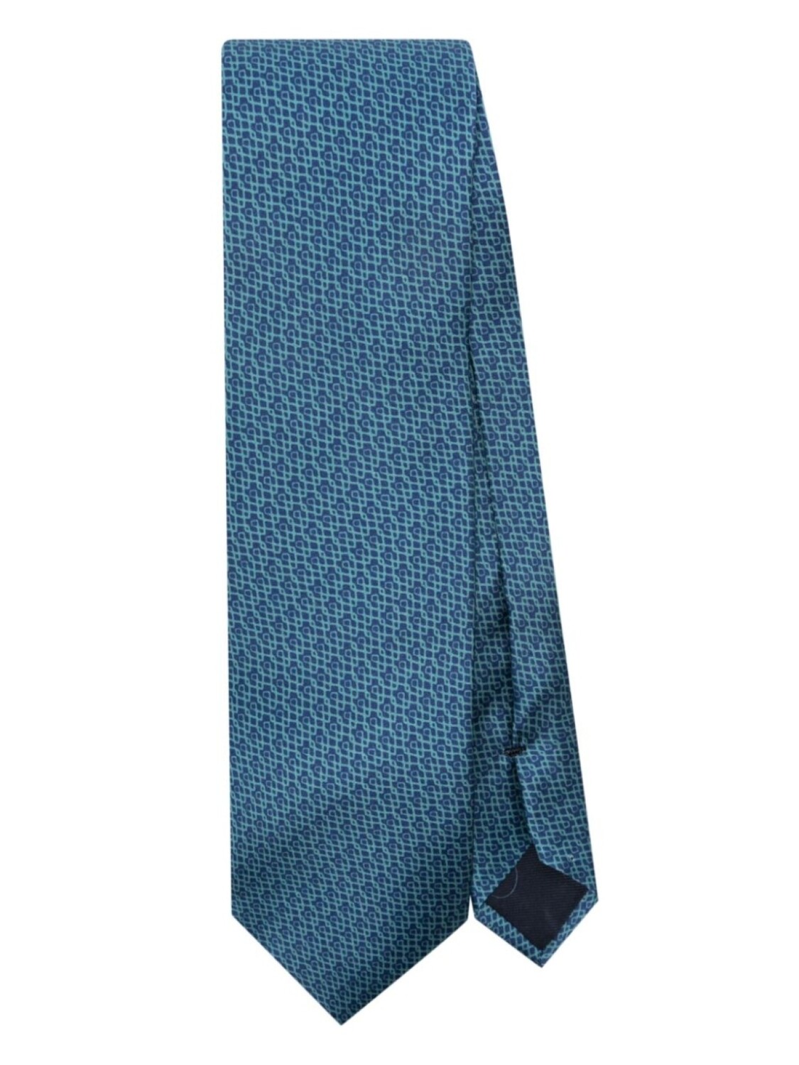 

Corneliani шелковый галстук с абстрактным принтом, синий