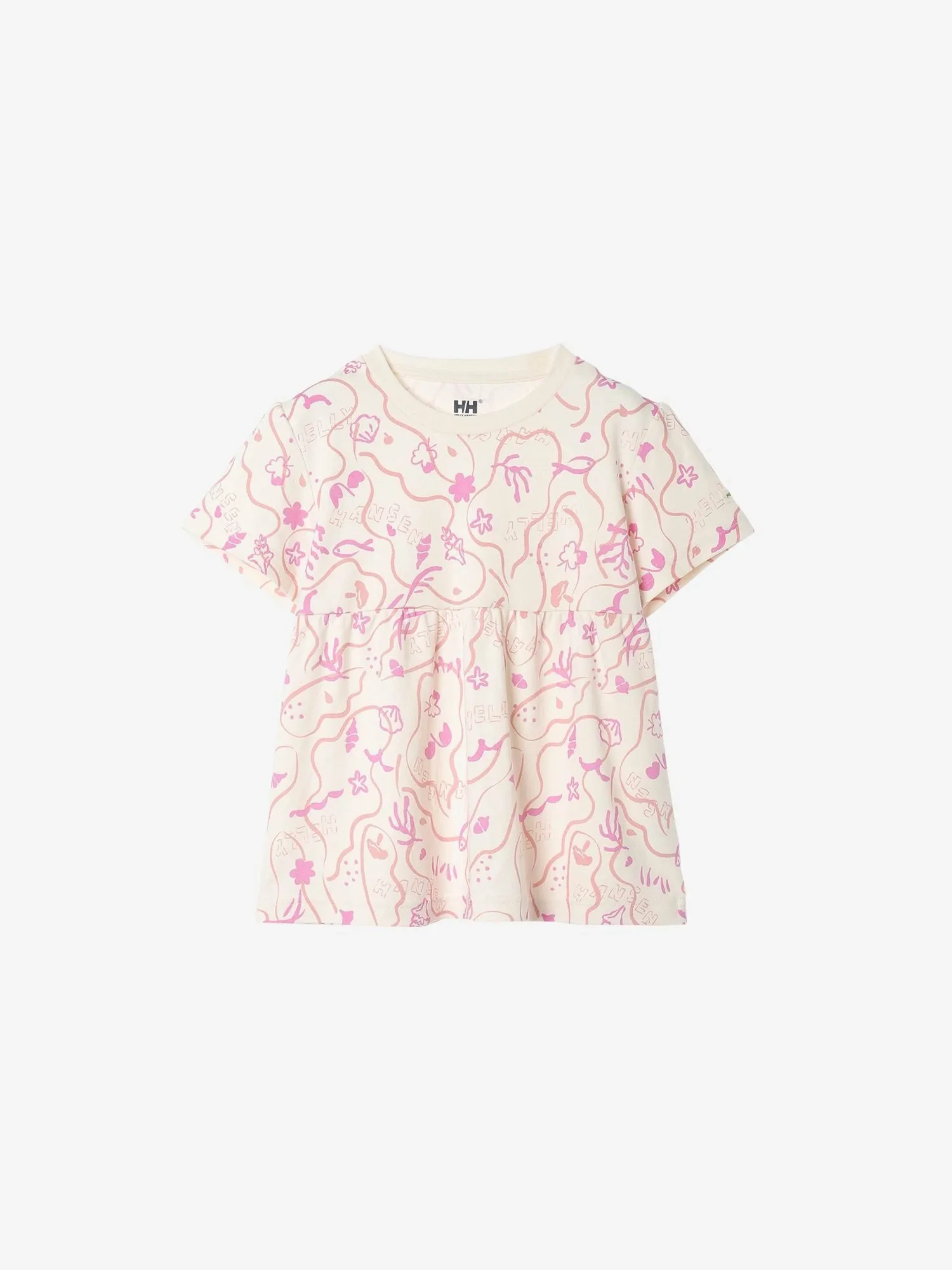 Туника с коротким рукавом и принтом Oceanland (детская) Helly Hansen, Bundle Pink