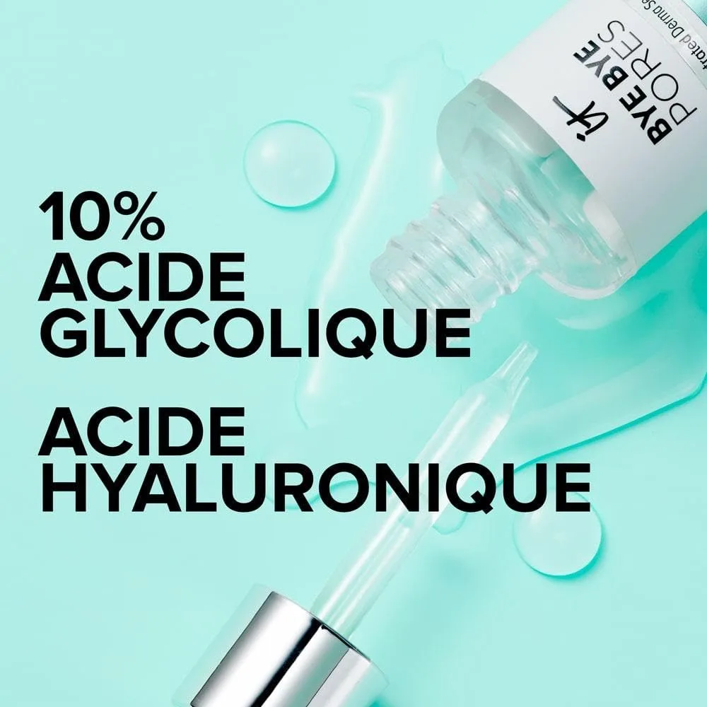 Сыворотка It Cosmetics — Для лица Bye Bye Pores с % гликолевой кислотой - заметно сужает поры за 1 неделю и мягко, 30 мл — фото 4
