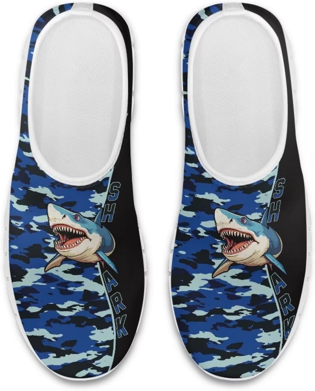 

Мужские кроссовки с камуфляжным принтом, повседневные, низкие, удобные, без шнурков, с противоскользящей подошвой, для спорта и бега на открытом воздухе, белые, размеры США 5-14 Fuxowvby