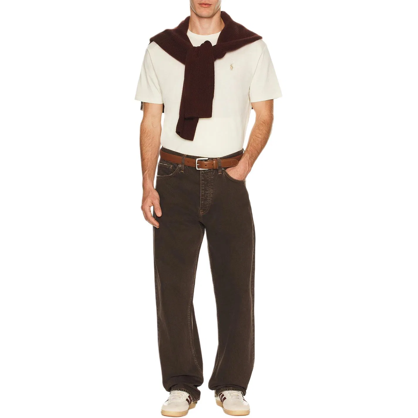 Футболка Classic Version мужская Polo Ralph Lauren, Butter Flavor — фото 3