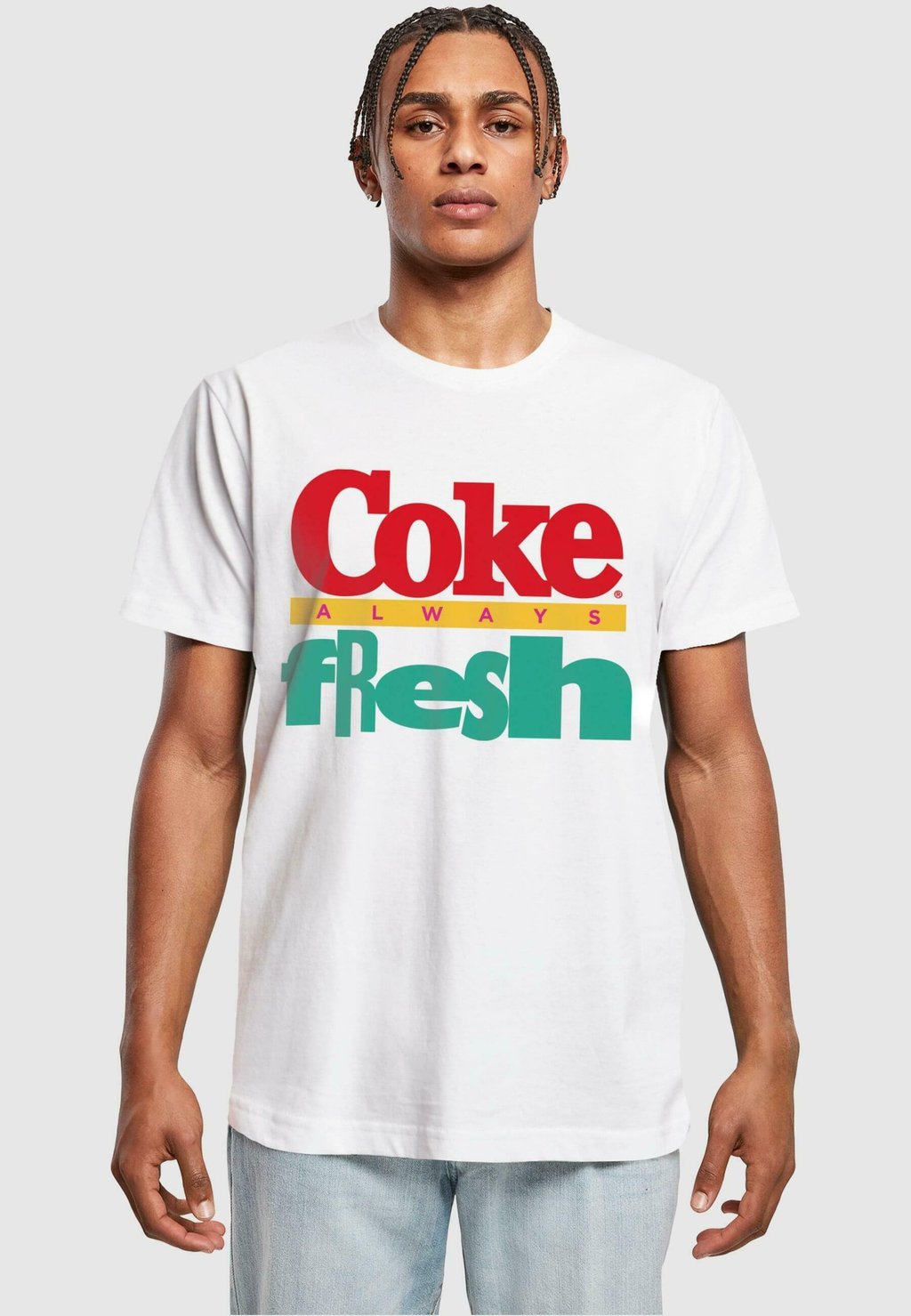 

футболка с принтом Coca Cola 90'S Logo Merchcode, белый