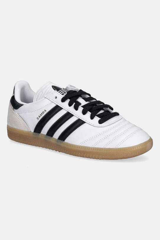 Кожаные кроссовки Samba JP Adidas Originals, белый