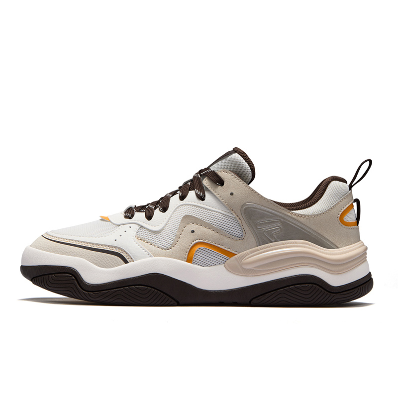 

FILA FUSION Кроссовки для скейтбординга KICK III, низкие, мужские, цвет березово-коричневый