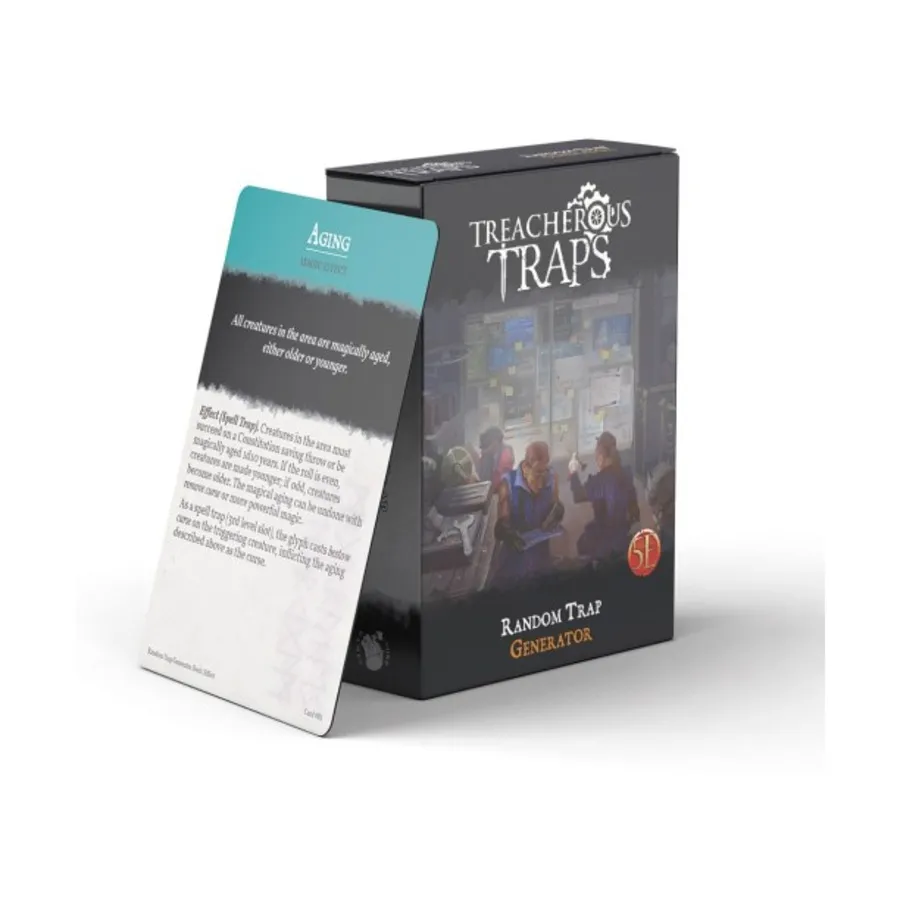 

Бокс-сет Treacherous Traps Random Trap Generator Deck, Game Master's Toolbox (5e)