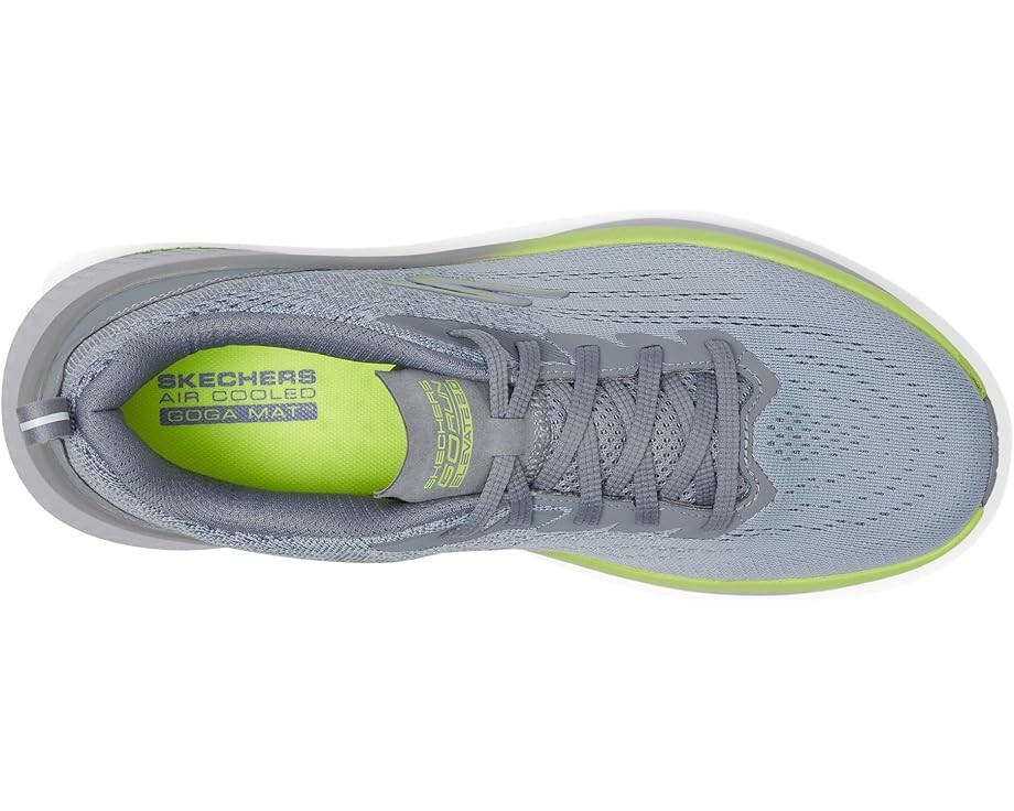 Кроссовки SKECHERS Go Run Elevate 2.0, цвет Gray/Lime — фото 2