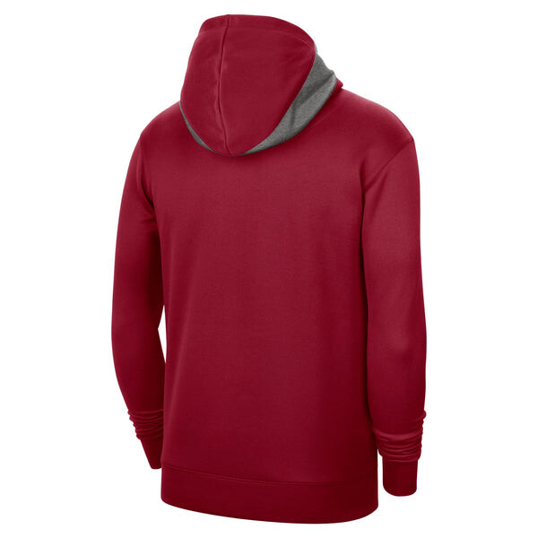 Толстовка alabama crimson tide spotlight basketball hoodie 'burgundy' Nike, бургундия — фото 2