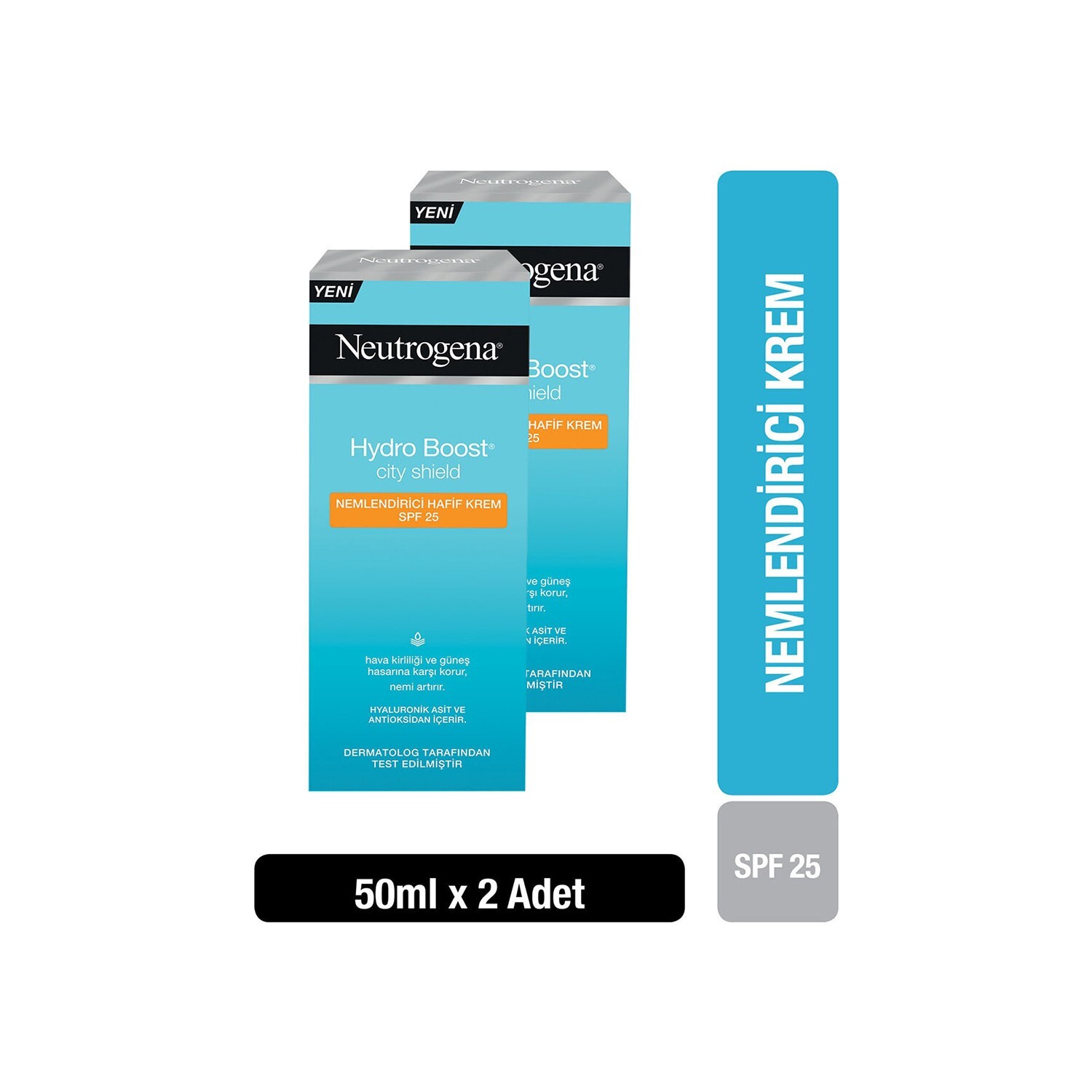 

Крем Neutrogena Hydro Boost SPF25 увлажняющий, 2 упаковки по 50 мл