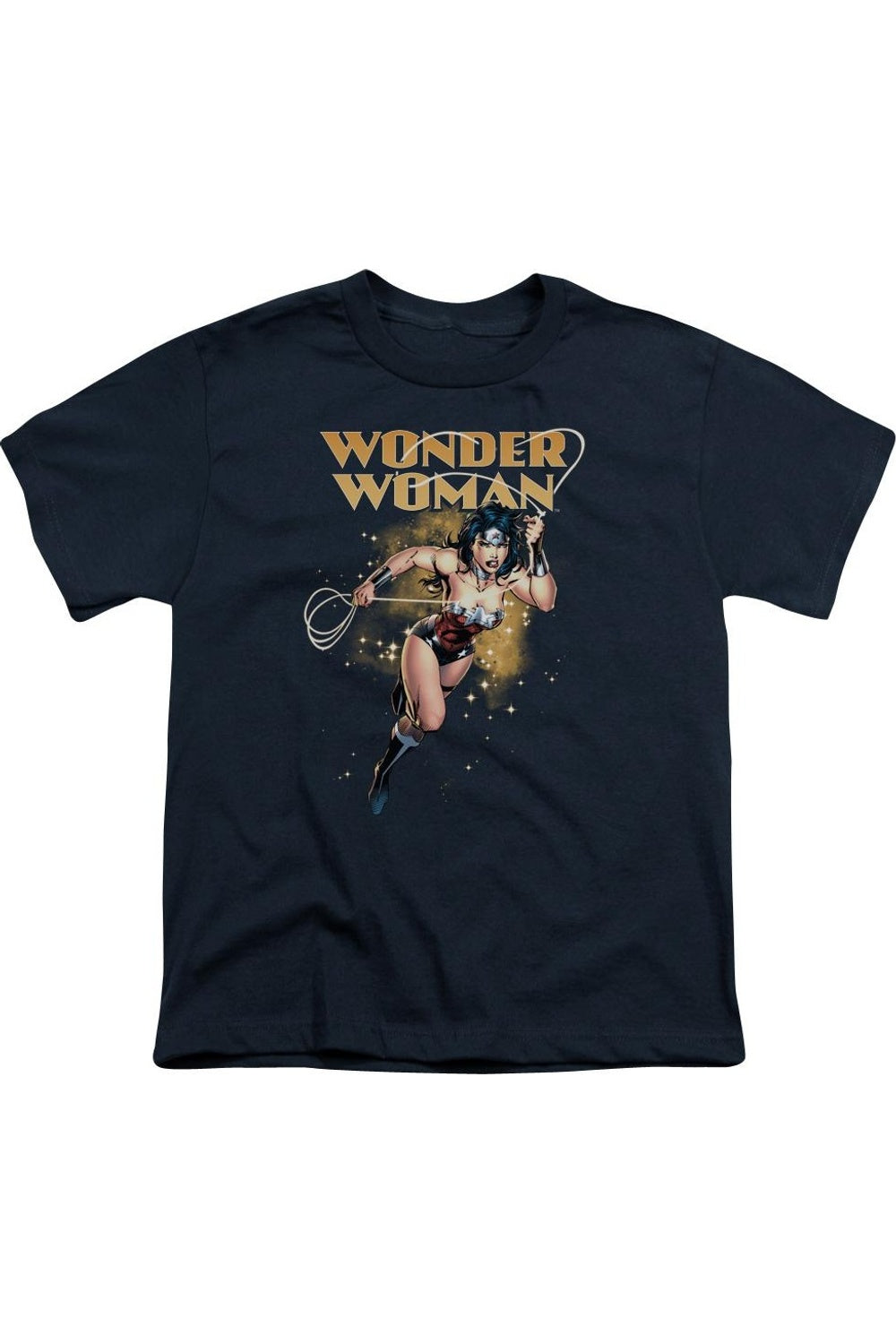 

Футболка с коротким рукавом для детей "Лига справедливости Америки" Star Lasso Gildan, темно-синий