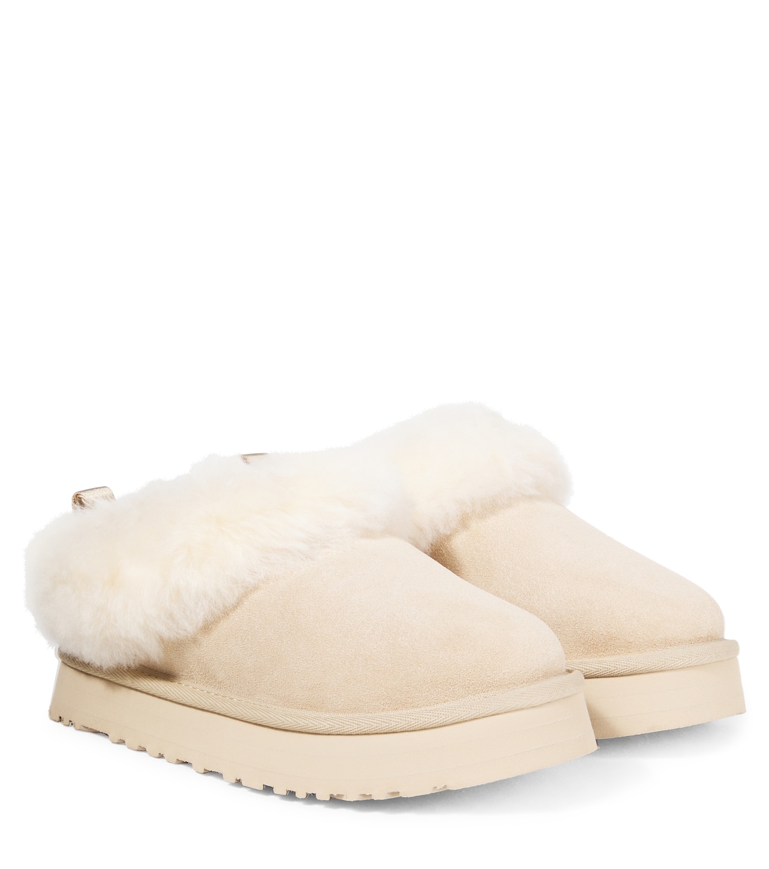 

Замшевые тапочки Tazzelle с подкладкой из овчины UGG Kids, Mustard Seed