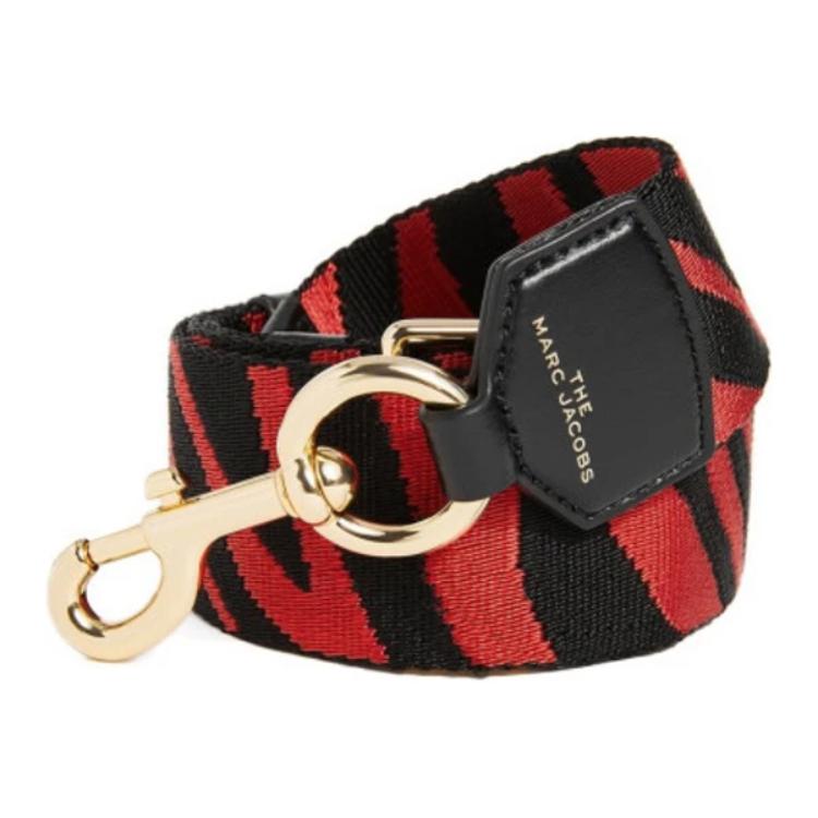 MARC JACOBS Кожаный ремешок для сумки с декоративными вставками — фото 3