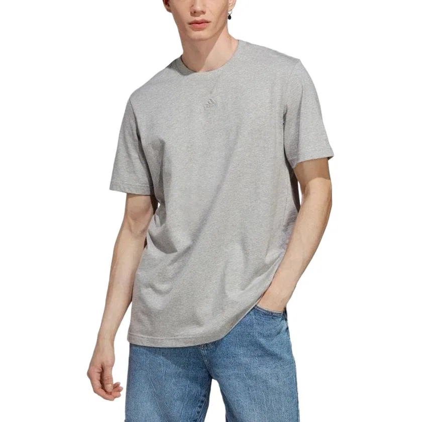 Футболка Adidas Free Shipping All Szn Tee Medium Gray Heather — фото 3