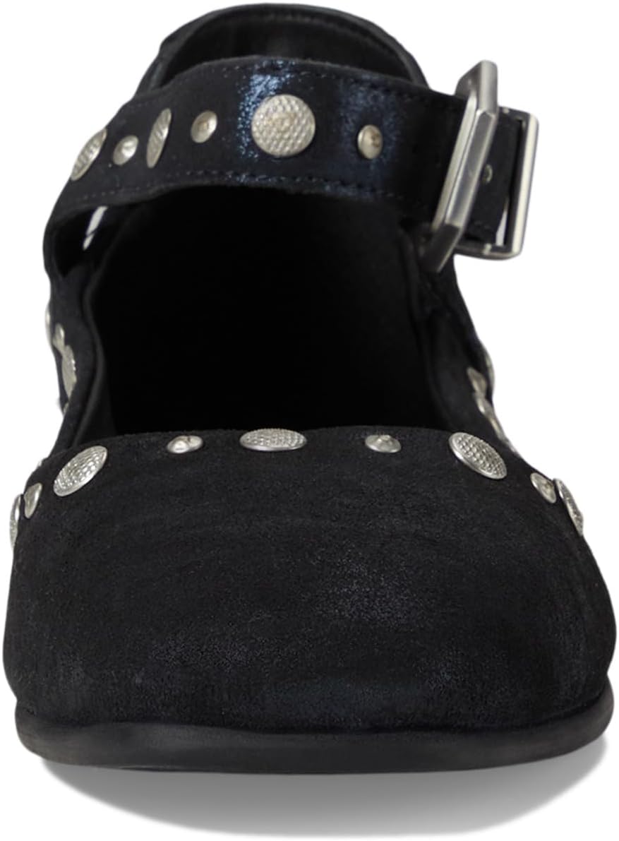 Балетки Free People Women's Mystic Mary Jane Flat, Bright Navy Metallic — фото 2