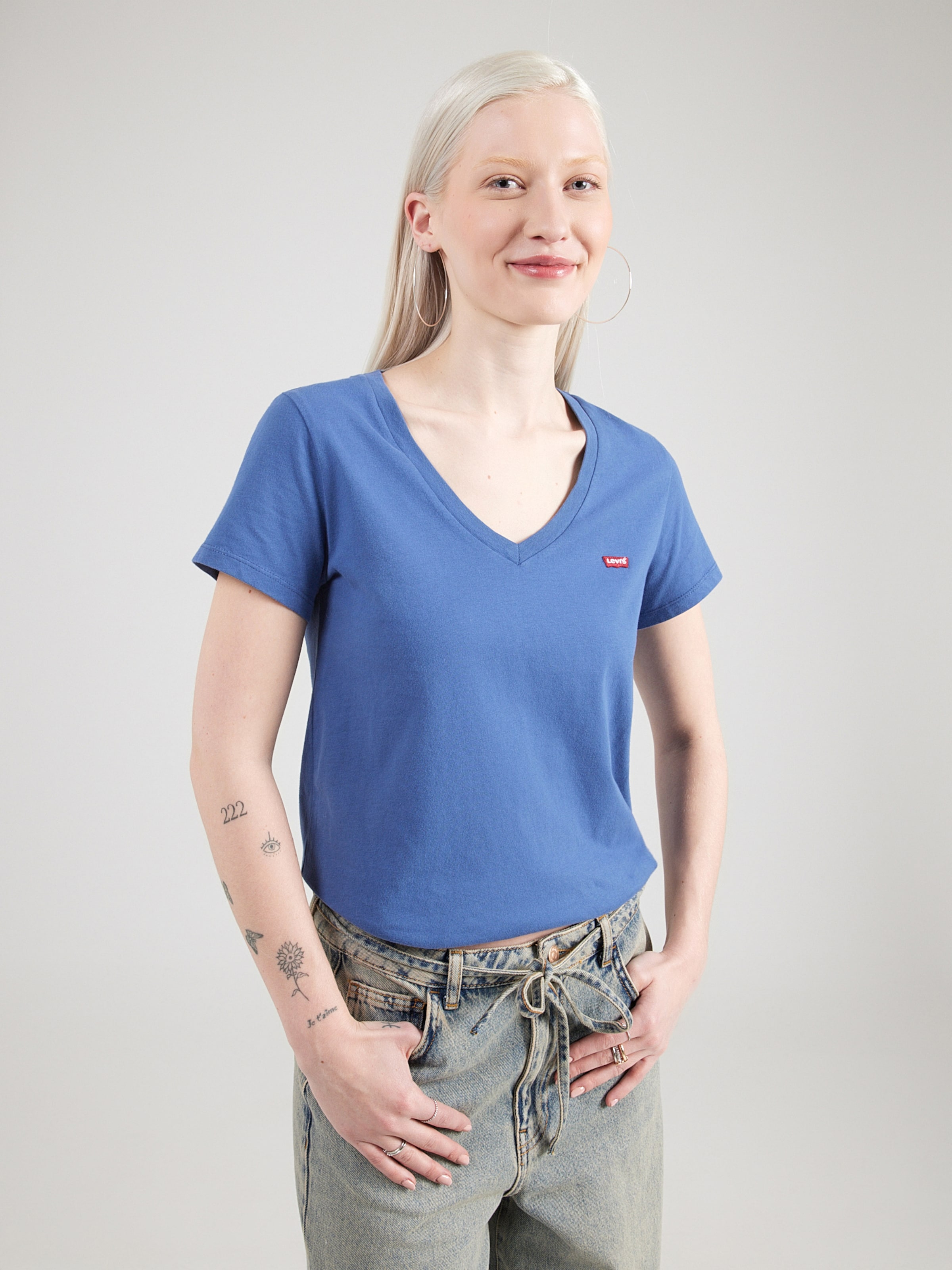 LEVI'S  Футболка 'PERFECT' в цвете Royal Blue — фото 3
