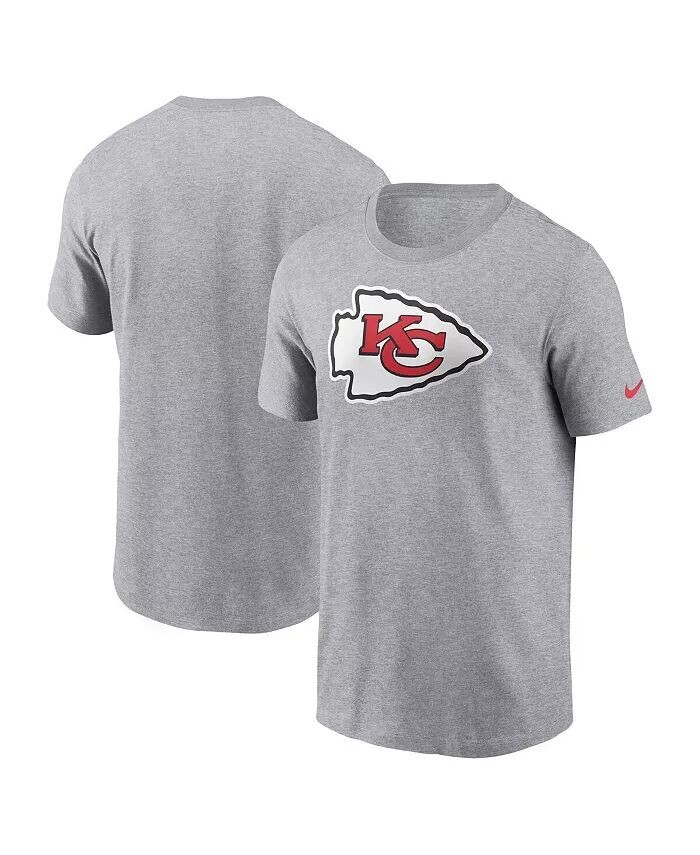 

Мужская серая футболка Kansas City Chiefs Logo Essential Nike