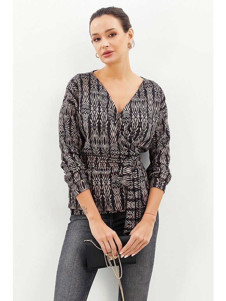 

Блуза Milan Kiss, цвет schwarz/beige