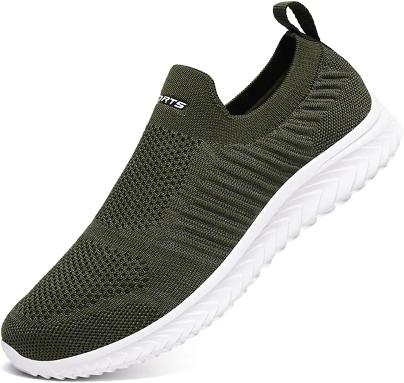 

Мужские кроссовки BORAMAX с легкой посадкой, дышащие, удобные, модные, противоскользящие, зеленый