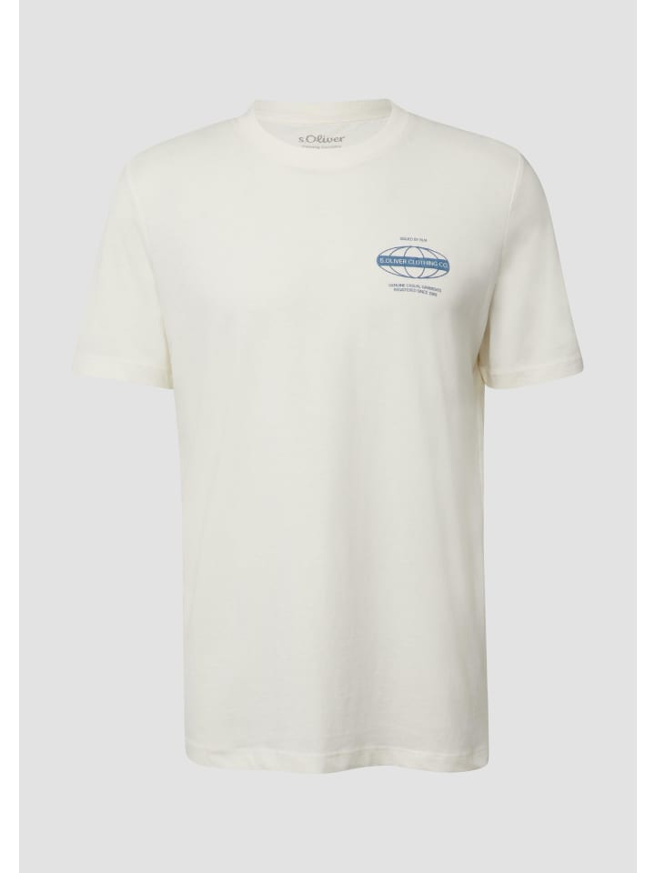 

s.Oliver Футболка цвета 02D2_cream, Хаки, s.Oliver Футболка цвета 02D2_cream