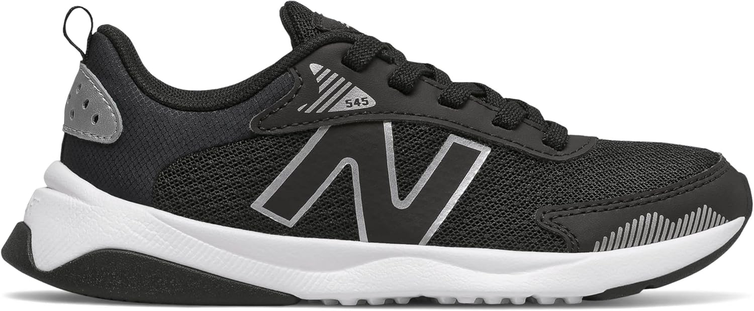 Кроссовки для детей New Balance DynaSoft 545 V1 на шнуровке, белый/черный — фото 2