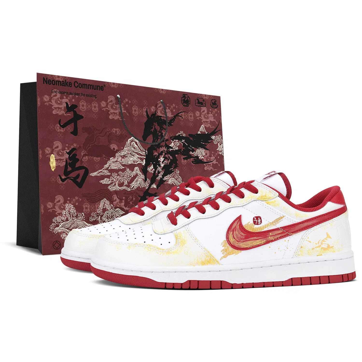 Кроссовки скейтбординговые Nike BigLow белые
