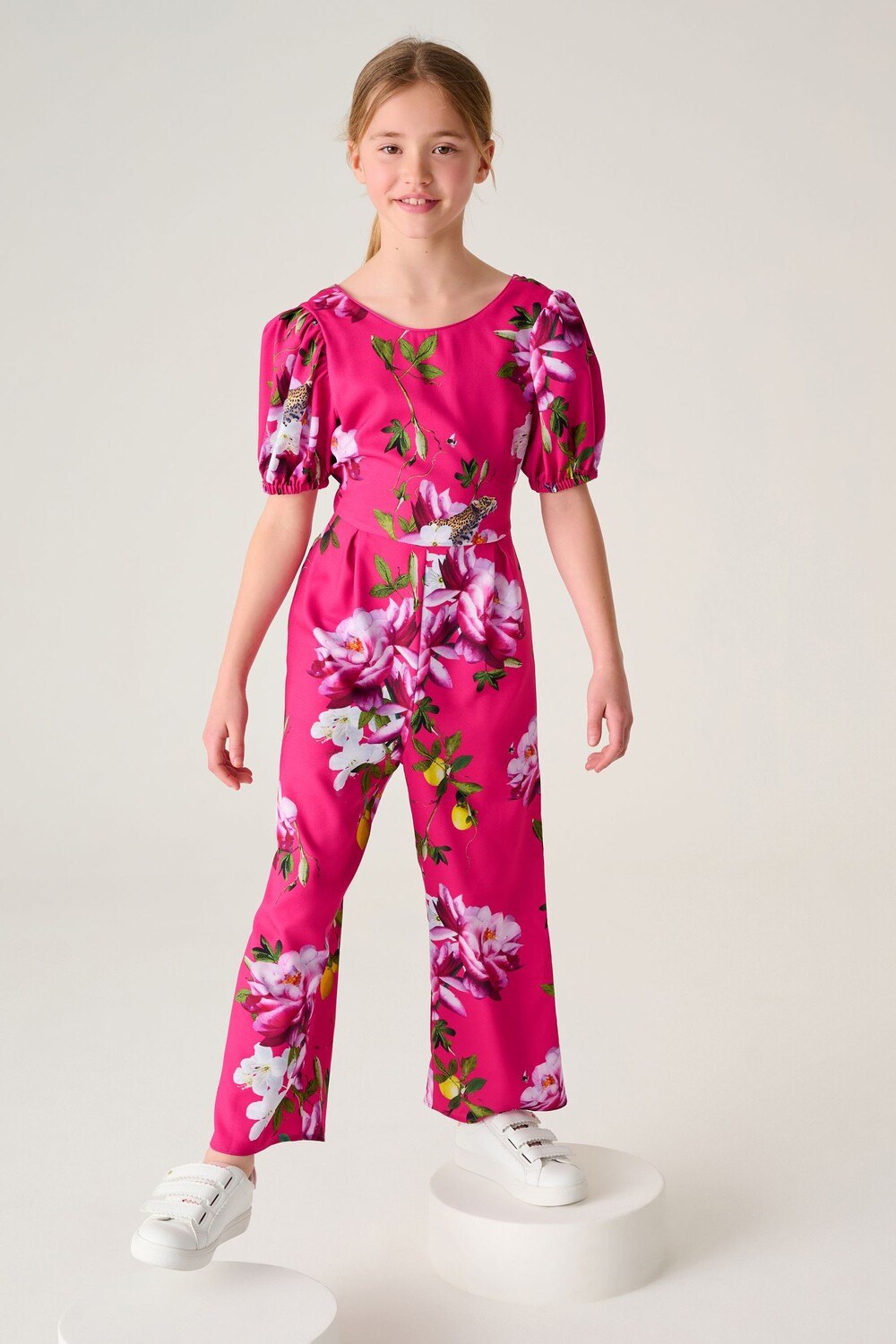 

Розовый комбинезон с цветочными мотивами Baker By Ted Baker, розовый