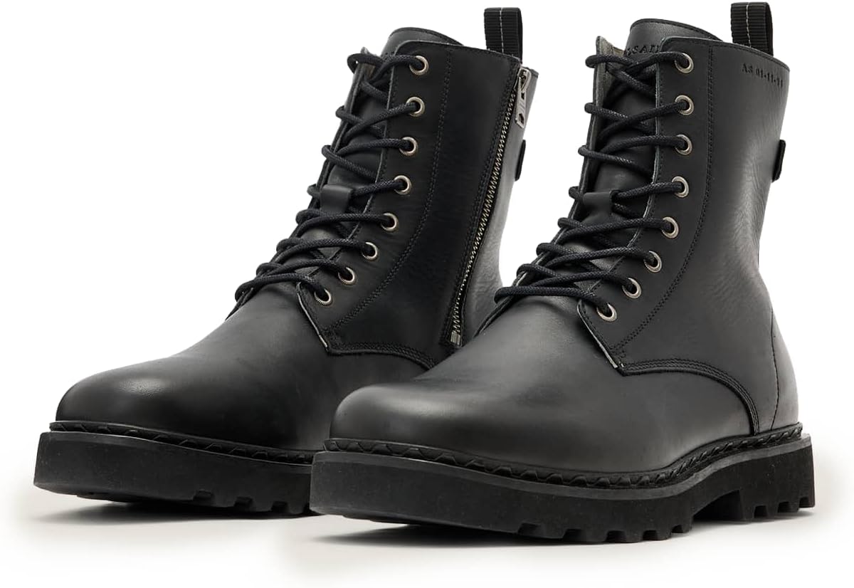 Мужские ботинки AllSaints Skiff Military, черный — фото 2