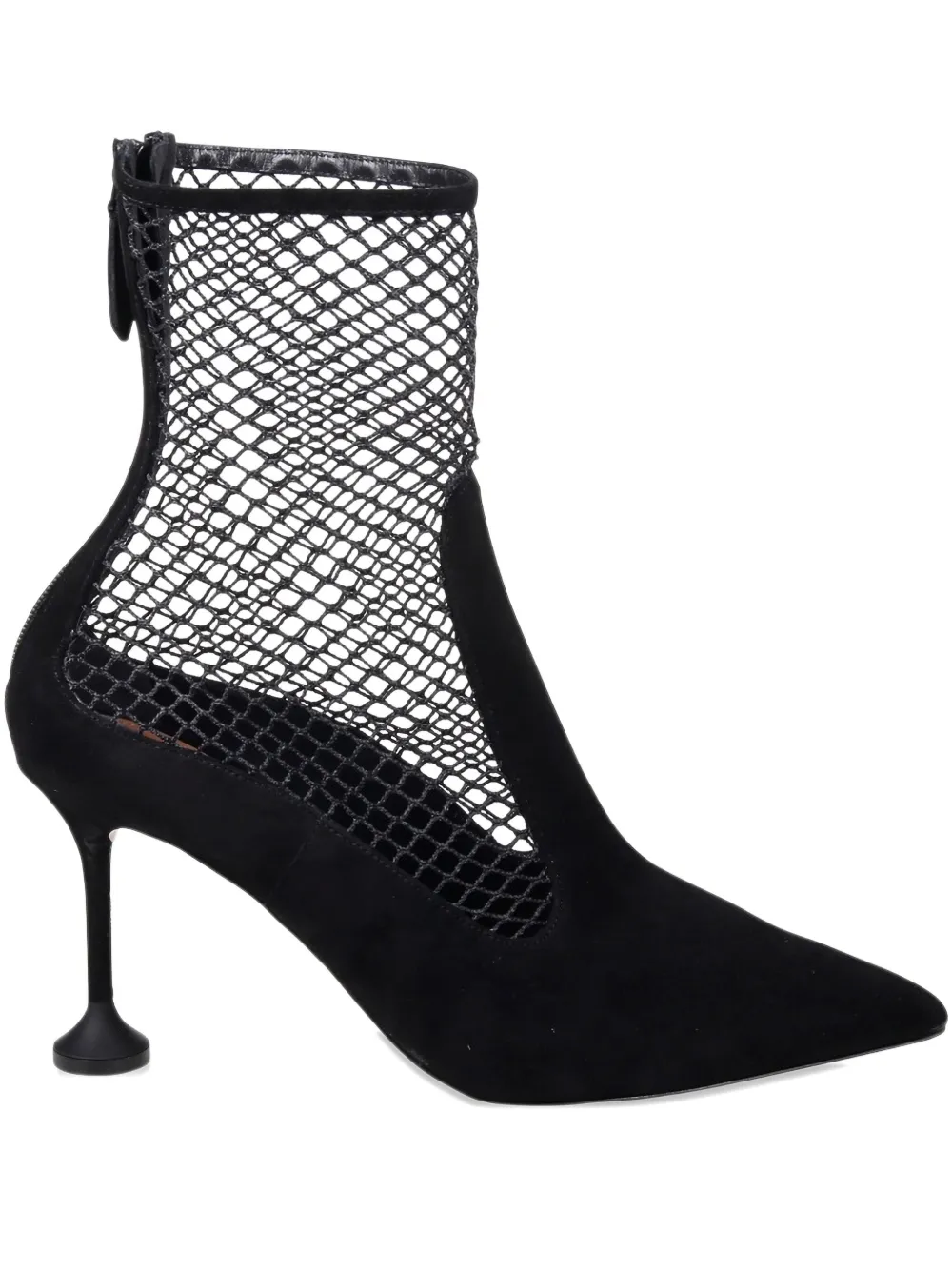 Туфли с сетчатыми вставками Aquazzura, черный