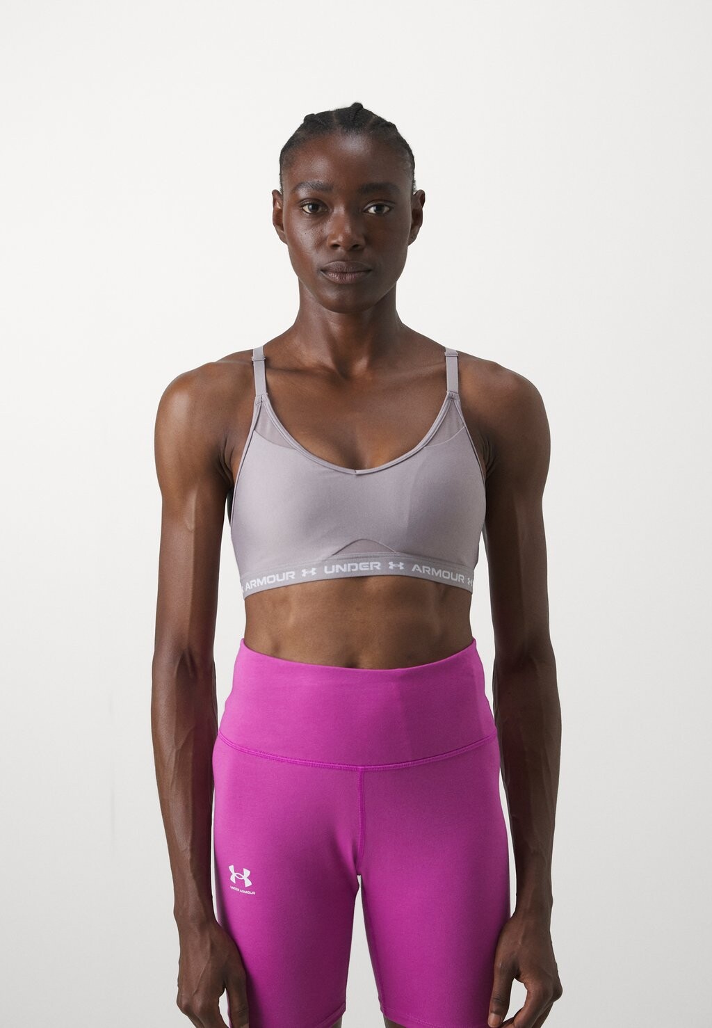 

Спортивный бюстгальтер с легкой поддержкой CROSSBACK LOW BRA Under Armour, серый