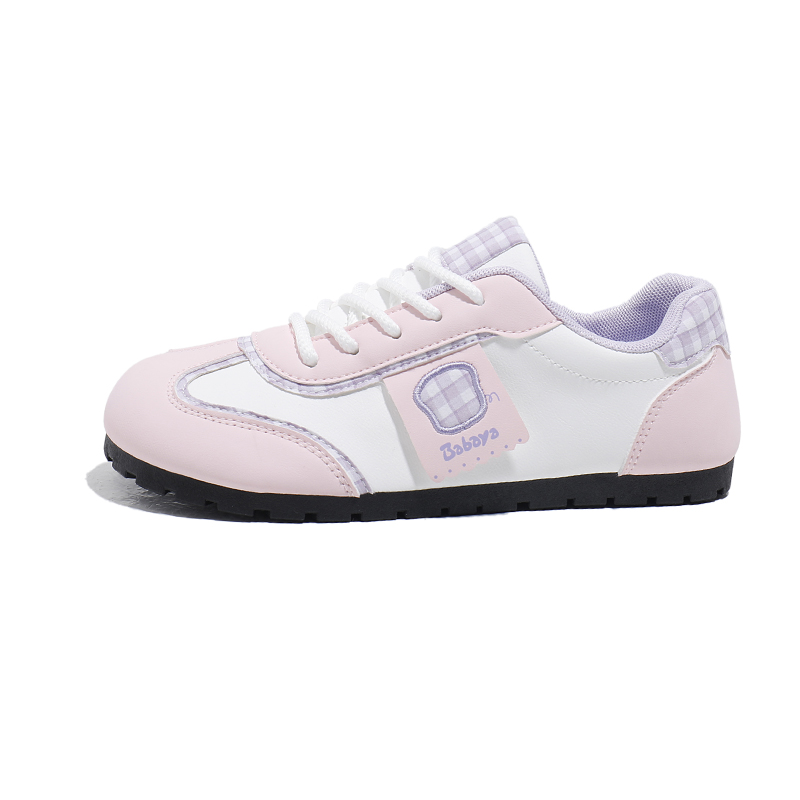 

Нескользящие кроссовки Anti Kick Low Top для детей Babaya, розовый