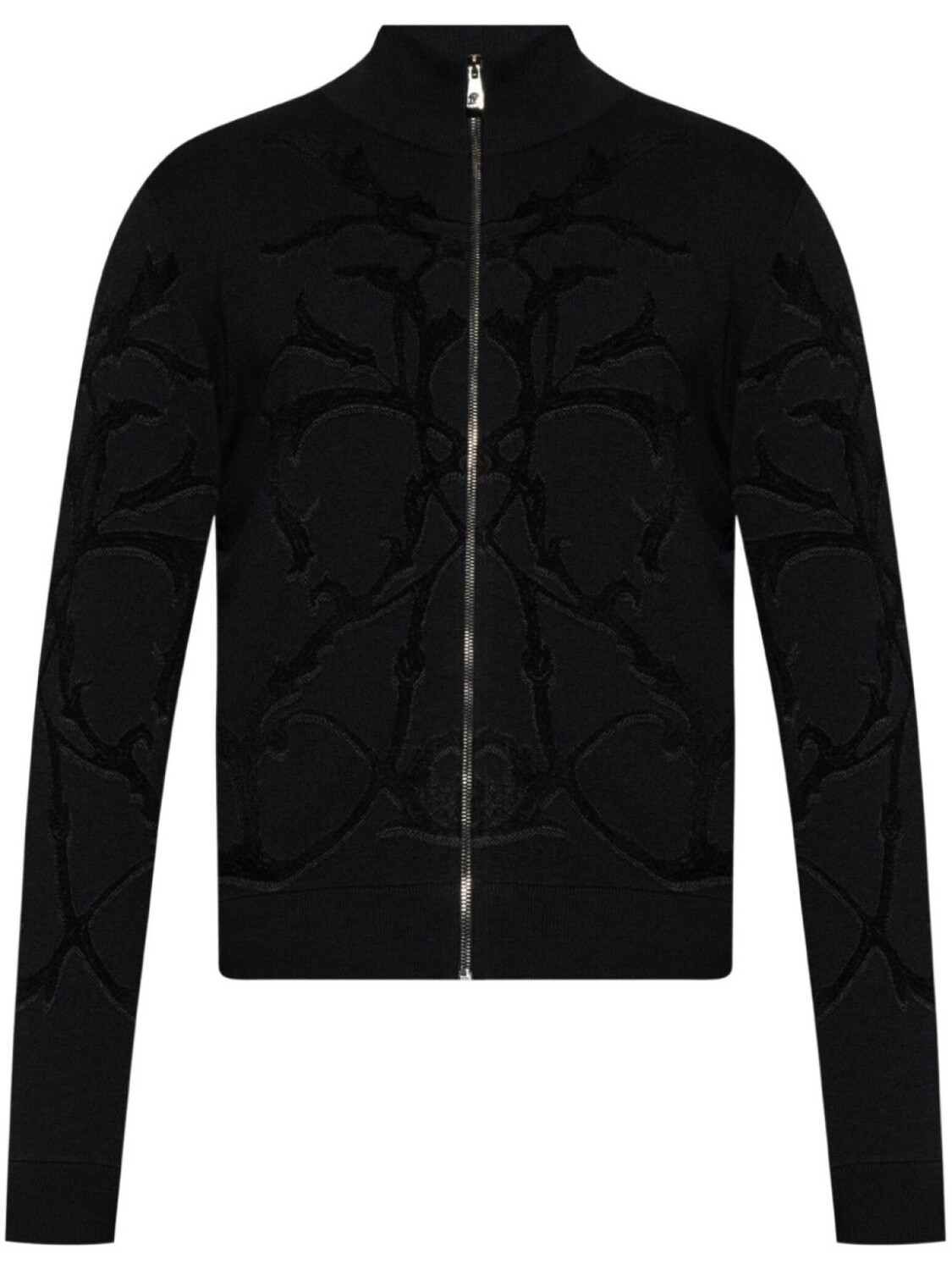 Versace кардиган на молнии, черный